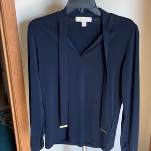 Michael Michael Kora Navy Blouse size small